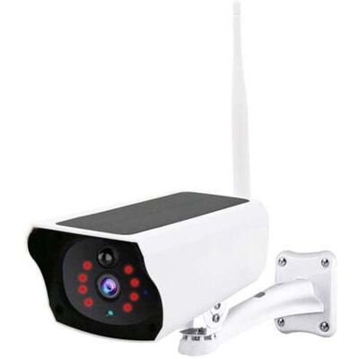 SANS MARQUE Caméra De Sécurité Extérieure Wifi Sans Fil – Batterie De Caméra Extérieure 2k Panneau Solaire Intégré, Étanche Ip65, Détection Pir, Détection Humaine Ai, Vision Nocturne Couleur, Compatible Alexa - Publicité SANS MARQUE Caméra De Sécurité Extérieure Wifi Sans Fil – Batterie De Caméra Extérieure 2k Panneau Solaire Intégré, Étanche Ip65, Détection Pir, Détection Humaine Ai, Vision Nocturne Couleur, Compatible Alexa - Publicité