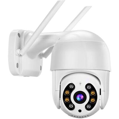OEM Caméra Wifi Extérieure Ptz, Caméra Ip Wifi Sans Fil 5mp Système De Sécurité Domestique Avec Vue À 360°, Vision Nocturne Couleur, Audio Bidirectionnel, Détection De Mouvement, Alerte D'Activité, Accès - Publicité OEM Caméra Wifi Extérieure Ptz, Caméra Ip Wifi Sans Fil 5mp Système De Sécurité Domestique Avec Vue À 360°, Vision Nocturne Couleur, Audio Bidirectionnel, Détection De Mouvement, Alerte D'Activité, Accès - Publicité