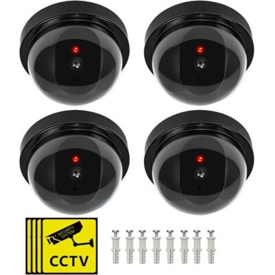 OEM Camera Factice, Exterieur Caméra Factice Extérieur Cctv, Caméra De Surveillance Factice Avec Lumière Led Rouge, Pour Les Entreprises Magasins Accueil (noir) - Publicité OEM Camera Factice, Exterieur Caméra Factice Extérieur Cctv, Caméra De Surveillance Factice Avec Lumière Led Rouge, Pour Les Entreprises Magasins Accueil (noir) - Publicité