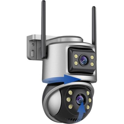OEM Caméra Ip Wifi Extérieure - Rotation Ptz - Sécurité Domestique Intelligente - -double Objectif Hd - Vision Nocturne Ir - Surveillance Complète 360°-dou - Publicité OEM Caméra Ip Wifi Extérieure - Rotation Ptz - Sécurité Domestique Intelligente - -double Objectif Hd - Vision Nocturne Ir - Surveillance Complète 360°-dou - Publicité