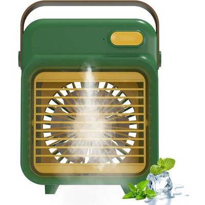 OEM Tragbare Klimaanlage, Tragbarer Luftkühler, Mini-usb-klimagerät, Klimaanlage, Desktop-kühlnebel, Plus-kühler Für Home-office-schreibtisch, Grün - Publicité OEM Tragbare Klimaanlage, Tragbarer Luftkühler, Mini-usb-klimagerät, Klimaanlage, Desktop-kühlnebel, Plus-kühler Für Home-office-schreibtisch, Grün - Publicité