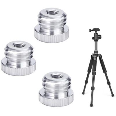 OEM Royaluxe-1/4"-20 Vers 5/8"-11 Filetée Adaptateur À Vis Adaptateur Pour Support De Trépied De Télémètre De Niveau Laser À Filetage 5/8" 1/4" Adaptateur Pour Microphone Stand 3 Pièces - Argent - Publicité OEM Royaluxe-1/4"-20 Vers 5/8"-11 Filetée Adaptateur À Vis Adaptateur Pour Support De Trépied De Télémètre De Niveau Laser À Filetage 5/8" 1/4" Adaptateur Pour Microphone Stand 3 Pièces - Argent - Publicité