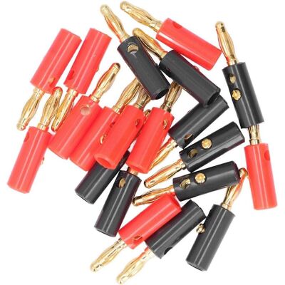 FLAMMKRAFT 20pcs Fiche Banane 4mm Dorée, Vis Ouverte Universelle Pour Système Audio Voiture, Câble Haut-parleur Plaqué Or, Connecteur Jack Banane. Publicité FLAMMKRAFT 20pcs Fiche Banane 4mm Dorée, Vis Ouverte Universelle Pour Système Audio Voiture, Câble Haut-parleur Plaqué Or, Connecteur Jack Banane. Publicité