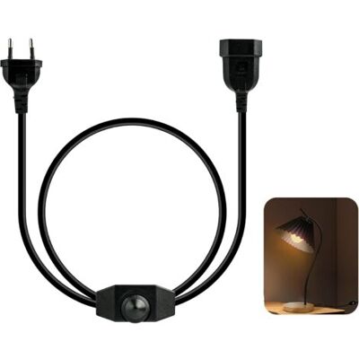 SCORPIO Rallonge Européenne 100 Cm Lampes Led, Fiche Plate Européenne, Intensité Variable En Continu Pour Lampes Led, Prise Variateur À Économie D'Énergie - Publicité SCORPIO Rallonge Européenne 100 Cm Lampes Led, Fiche Plate Européenne, Intensité Variable En Continu Pour Lampes Led, Prise Variateur À Économie D'Énergie - Publicité