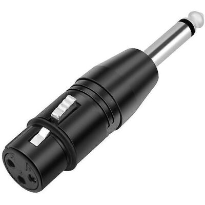 FLAMMKRAFT Adaptateurs De Câbles Audio Professionnels : Prise Femelle 3 Broches Vers Prise Mâle Mono 6,35 Mm - Publicité FLAMMKRAFT Adaptateurs De Câbles Audio Professionnels : Prise Femelle 3 Broches Vers Prise Mâle Mono 6,35 Mm - Publicité