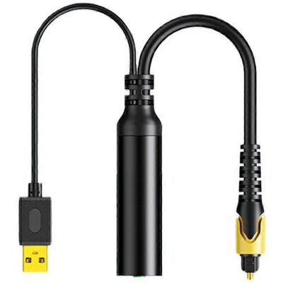 FLAMMKRAFT Câble Convertisseur Audio Numérique À Fibre Optique Vers Jack 3,5 Mm Femelle Spdif Optique - Publicité FLAMMKRAFT Câble Convertisseur Audio Numérique À Fibre Optique Vers Jack 3,5 Mm Femelle Spdif Optique - Publicité