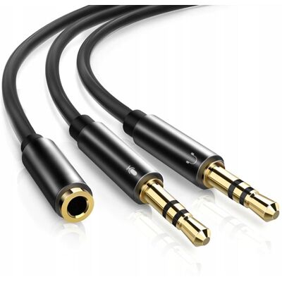 OEM Câble Répartiteur Mini-jack Aux Koanni Pour Microphone Et Casque Audio - Publicité OEM Câble Répartiteur Mini-jack Aux Koanni Pour Microphone Et Casque Audio - Publicité