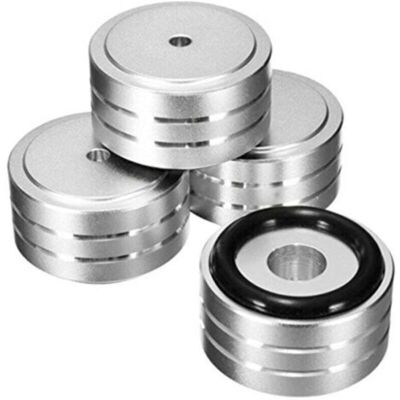 OEM Lot De 4 Pieds Isolants En Aluminium Pour Haut-parleur Hi-fi, 40 X 20 Mm, Pour Platine Vinyle (argent) - Publicité OEM Lot De 4 Pieds Isolants En Aluminium Pour Haut-parleur Hi-fi, 40 X 20 Mm, Pour Platine Vinyle (argent) - Publicité