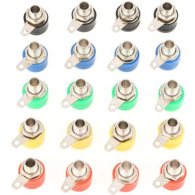OEM Jeffergarden Connecteurs Jack De Prise Banane, 20 Pièces, Couleurs Mélangées, 4mm, Terminal D'Amplificateur De Haut-parleur-dou - Publicité OEM Jeffergarden Connecteurs Jack De Prise Banane, 20 Pièces, Couleurs Mélangées, 4mm, Terminal D'Amplificateur De Haut-parleur-dou - Publicité