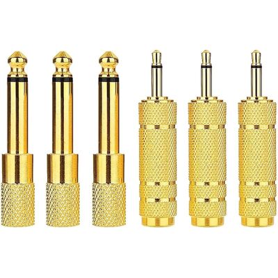 SANS MARQUE 6 Pièces Adaptateur Convertisseur Prise Femelle Ts 3,5 Mm Vers Prise Mâle 6,35 Mm Et Prise Mâle Mono 1/8" Vers Prise Audio Femelle 1/4" Pour Casque, Microphone, Haut-parleur, Guitare - Publicité SANS MARQUE 6 Pièces Adaptateur Convertisseur Prise Femelle Ts 3,5 Mm Vers Prise Mâle 6,35 Mm Et Prise Mâle Mono 1/8" Vers Prise Audio Femelle 1/4" Pour Casque, Microphone, Haut-parleur, Guitare - Publicité
