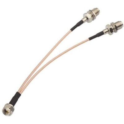 OEM Câble Splitter F 15cm Connecteur F Mâle Vers Double Femelle F 2 Voies Câble Rg316 50ohm Faible Perte Séparateur Type V Pour Télévision, Audio, Vidéo, Récepteurs Satellites - Publicité OEM Câble Splitter F 15cm Connecteur F Mâle Vers Double Femelle F 2 Voies Câble Rg316 50ohm Faible Perte Séparateur Type V Pour Télévision, Audio, Vidéo, Récepteurs Satellites - Publicité