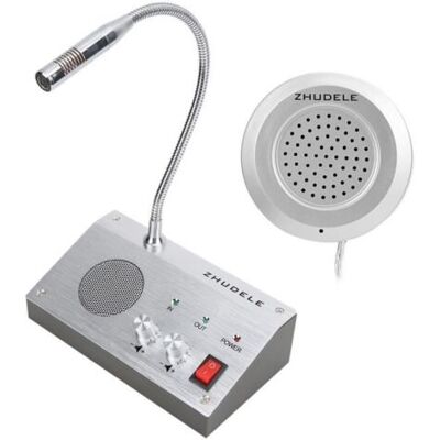 SCORPIO Interphone À Double Voie Avec Haut-parleur Pour Guichet De Banque - Bureau - Magasin - Publicité SCORPIO Interphone À Double Voie Avec Haut-parleur Pour Guichet De Banque - Bureau - Magasin - Publicité