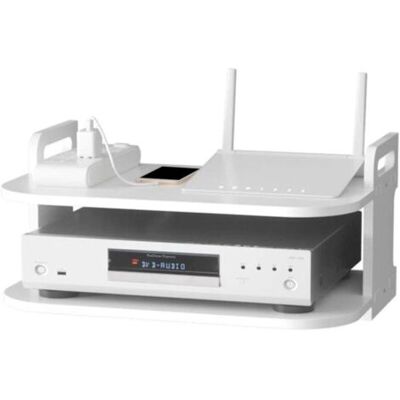 SCORPIO Étagère Murale Flottante Pour Lecteurs Dvd, Botes De Cables, Support Mural, Étagère Pour Décodeur, Routeur, Consoles De Jeux - Publicité SCORPIO Étagère Murale Flottante Pour Lecteurs Dvd, Botes De Cables, Support Mural, Étagère Pour Décodeur, Routeur, Consoles De Jeux - Publicité