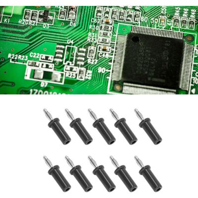 OEM 10pcs Lanternes Fiche Banane Laiton Abs Connecteur De Haut-parleur Soudé Pour Instruments Électroniques 4 Mm Noir,dubuns - Publicité OEM 10pcs Lanternes Fiche Banane Laiton Abs Connecteur De Haut-parleur Soudé Pour Instruments Électroniques 4 Mm Noir,dubuns - Publicité