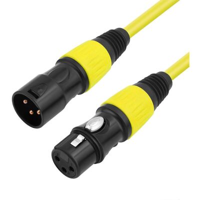 FLAMMKRAFT Lot De 4 Câbles Xlr Pour Microphone, 1,8 M (6 Pieds), Xlr Mâle Vers Femelle, Plug And Play, 3 Broches Symétriques - Publicité FLAMMKRAFT Lot De 4 Câbles Xlr Pour Microphone, 1,8 M (6 Pieds), Xlr Mâle Vers Femelle, Plug And Play, 3 Broches Symétriques - Publicité
