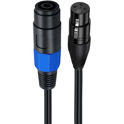 OEM Câble Speakon Femelle Vers Xlr, Adaptateur Speakon Femelle Vers Xlr Femelle Avec Verrouillage Par Rotation - Publicité OEM Câble Speakon Femelle Vers Xlr, Adaptateur Speakon Femelle Vers Xlr Femelle Avec Verrouillage Par Rotation - Publicité