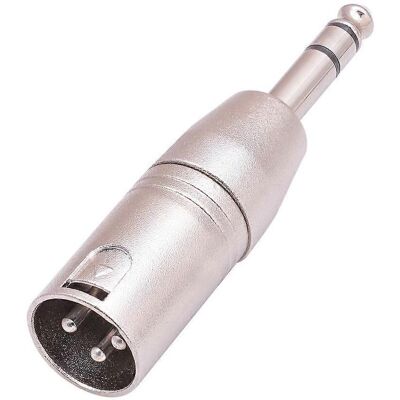 ALLAUVE Adaptateur Audio Stéréo Jack Stéréo 6,35 Mm Mâle 6,35 Mm Vers Xlr Mâle 3 Broches - Publicité ALLAUVE Adaptateur Audio Stéréo Jack Stéréo 6,35 Mm Mâle 6,35 Mm Vers Xlr Mâle 3 Broches - Publicité