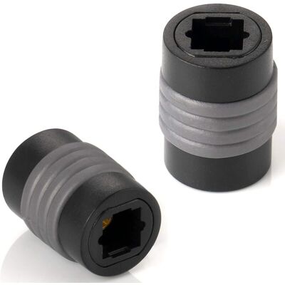 OEM 2x Toslink Adaptateurs (toslink Connecteur Femelle Sur Connecteur Femelle), Prolongation Pour Toslink Câble Audio Numérique Optique, Câble S/pdif - Publicité OEM 2x Toslink Adaptateurs (toslink Connecteur Femelle Sur Connecteur Femelle), Prolongation Pour Toslink Câble Audio Numérique Optique, Câble S/pdif - Publicité