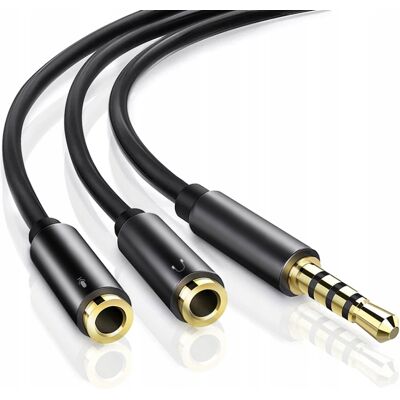 OEM Câble Répartiteur Mini-jack Aux Koanni Pour Microphone Et Casque Audio - Publicité OEM Câble Répartiteur Mini-jack Aux Koanni Pour Microphone Et Casque Audio - Publicité