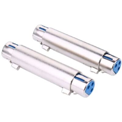 SCORPIO 2 Pièces Xlr 3 Broches Femelle À Femelle Câble Adaptateur Changeur Coupleur Pour Microphone Audio Etc. Publicité SCORPIO 2 Pièces Xlr 3 Broches Femelle À Femelle Câble Adaptateur Changeur Coupleur Pour Microphone Audio Etc. Publicité