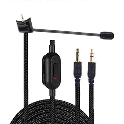 FLAMMKRAFT Câble 3,5 Mm Vers 2,5 Mm Avec Contrôle Du Volume Du Microphone Sur Perche Pour Casques Qc35 Et Qc35ii - Publicité FLAMMKRAFT Câble 3,5 Mm Vers 2,5 Mm Avec Contrôle Du Volume Du Microphone Sur Perche Pour Casques Qc35 Et Qc35ii - Publicité