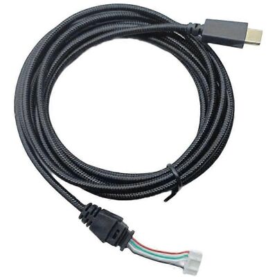 FLAMMKRAFT Câble Usb-c Stéréo Résistant Pour Casques Rogdelta/rog Deltas - Publicité FLAMMKRAFT Câble Usb-c Stéréo Résistant Pour Casques Rogdelta/rog Deltas - Publicité