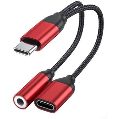 FLAMMKRAFT Câble Répartiteur Audio 3,5 Mm Avec Microphone Pour Casque D'Ordinateur Usb Type C Vers 3,5 Mm - Publicité FLAMMKRAFT Câble Répartiteur Audio 3,5 Mm Avec Microphone Pour Casque D'Ordinateur Usb Type C Vers 3,5 Mm - Publicité