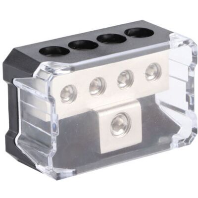 OEM Bloc De Distribution D'Énergie 1 Voie En 4 Voies, Bote De Connexion De Répartiteur D'Ampli Stéréo Audio De Voiture-crezuo - Publicité OEM Bloc De Distribution D'Énergie 1 Voie En 4 Voies, Bote De Connexion De Répartiteur D'Ampli Stéréo Audio De Voiture-crezuo - Publicité