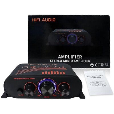 FLAMMKRAFT Amplificateur De Puissance Stéréo 2 Canaux Pour Voiture, 12 V, 20 W + 20 W - Publicité FLAMMKRAFT Amplificateur De Puissance Stéréo 2 Canaux Pour Voiture, 12 V, 20 W + 20 W - Publicité