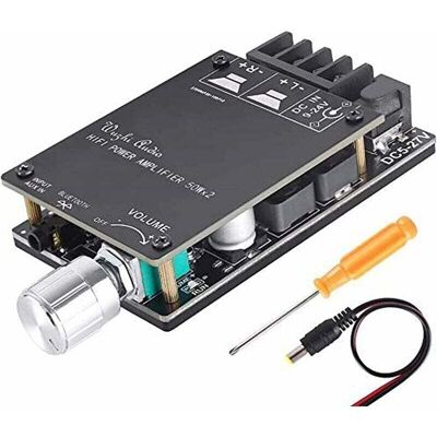 OEM Amplificateur Audio Bluetooth 2x50w Stéréo Numérique Double Canal Dc 5v-27v Avec Filtre Hifi - Publicité OEM Amplificateur Audio Bluetooth 2x50w Stéréo Numérique Double Canal Dc 5v-27v Avec Filtre Hifi - Publicité