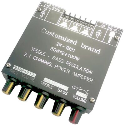 OEM Convient Pour L'Amplificateur De Puissance Numérique Haute Puissance Tpa3116 2.1 Canaux Bluetooth 5.0, Caisson De Basses Hi-fi 2 X 50 W + 100 W. Publicité OEM Convient Pour L'Amplificateur De Puissance Numérique Haute Puissance Tpa3116 2.1 Canaux Bluetooth 5.0, Caisson De Basses Hi-fi 2 X 50 W + 100 W. Publicité