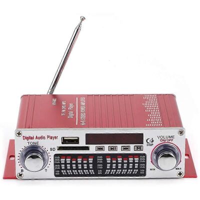 FLAMMKRAFT Dc12v Mini Hi-fi Amplificateur Audio Voiture Moto Usb Radio Avec Télécommande, Autoradio Ampli Puissance Pour Véhicule 12v. Publicité FLAMMKRAFT Dc12v Mini Hi-fi Amplificateur Audio Voiture Moto Usb Radio Avec Télécommande, Autoradio Ampli Puissance Pour Véhicule 12v. Publicité