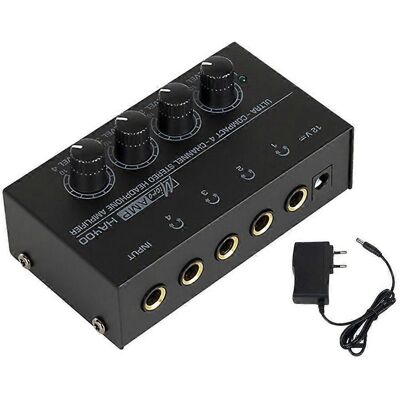 FLAMMKRAFT Amplificateur De Casque À 4 Canaux Avec Contrôle Par Puce Jrc4580 Pour La Surveillance Auditive - Publicité FLAMMKRAFT Amplificateur De Casque À 4 Canaux Avec Contrôle Par Puce Jrc4580 Pour La Surveillance Auditive - Publicité
