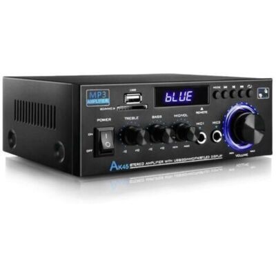 OEM Amplificateur Audio, Amplificateur Hi-fi, Amplificateur Stéréo 2 Canaux 80 W, Bluetooth 5.0, 12-240 V, Écran Lcd, Radio Fm Portable, Entrée Carte Sd/usb, Pour La Maison Ou La Voiture - Publicité OEM Amplificateur Audio, Amplificateur Hi-fi, Amplificateur Stéréo 2 Canaux 80 W, Bluetooth 5.0, 12-240 V, Écran Lcd, Radio Fm Portable, Entrée Carte Sd/usb, Pour La Maison Ou La Voiture - Publicité