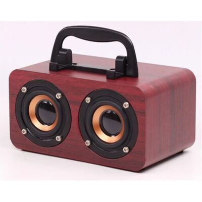 OEM 1509077mm Bluetooth Portable Audio Mini Haut-parleur Bluetooth Sans Fil (grain De Séquoia) - Publicité OEM 1509077mm Bluetooth Portable Audio Mini Haut-parleur Bluetooth Sans Fil (grain De Séquoia) - Publicité