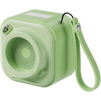 OEM Convient Aux Enceintes Bluetooth Rétro En Forme D'Appareil Photo, Aux Mini Caissons De Basses Portables Sans Fil D'Extérieur, Vert - Publicité OEM Convient Aux Enceintes Bluetooth Rétro En Forme D'Appareil Photo, Aux Mini Caissons De Basses Portables Sans Fil D'Extérieur, Vert - Publicité