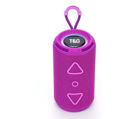 OEM Enceinte Bluetooth Portable - Son Stéréo 360° - Résistante À L'Eau (ipx5) - Son Hifi De Qualité Supérieure - Violet - Publicité OEM Enceinte Bluetooth Portable - Son Stéréo 360° - Résistante À L'Eau (ipx5) - Son Hifi De Qualité Supérieure - Violet - Publicité