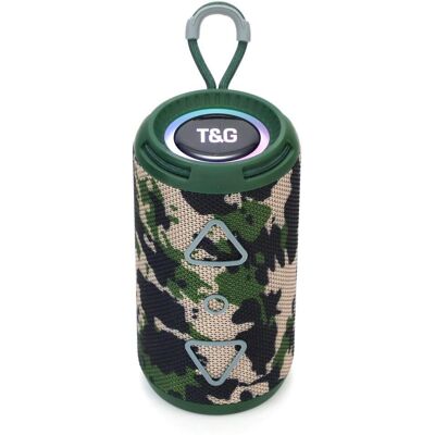 OEM Enceinte Bluetooth Portable - Haut-parleur Stéréo 360° - Résistante À L'Eau Ipx5 - Son Hifi De Qualité Supérieure - Camouflage - Publicité OEM Enceinte Bluetooth Portable - Haut-parleur Stéréo 360° - Résistante À L'Eau Ipx5 - Son Hifi De Qualité Supérieure - Camouflage - Publicité