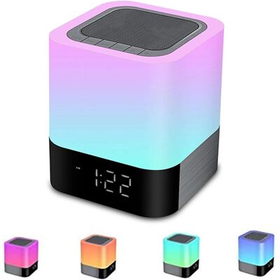 OEM Enceinte Bluetooth Portable Lumineuse Haut-parleur Bluetooth Lampe De Chevet Led Avec Contrôle Tactile - Publicité OEM Enceinte Bluetooth Portable Lumineuse Haut-parleur Bluetooth Lampe De Chevet Led Avec Contrôle Tactile - Publicité