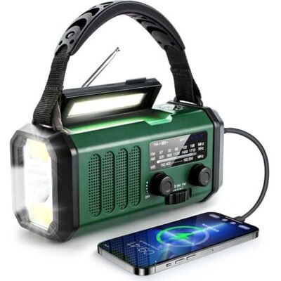 ABYSSE Radio D'Urgence Multifonctionnelle À Manivelle 10 000 Mah, Radio Météo Noaa Avec Am/fm Et Radio Solaire Pour Les Urgences Intérieures Et Extérieures - Publicité ABYSSE Radio D'Urgence Multifonctionnelle À Manivelle 10 000 Mah, Radio Météo Noaa Avec Am/fm Et Radio Solaire Pour Les Urgences Intérieures Et Extérieures - Publicité