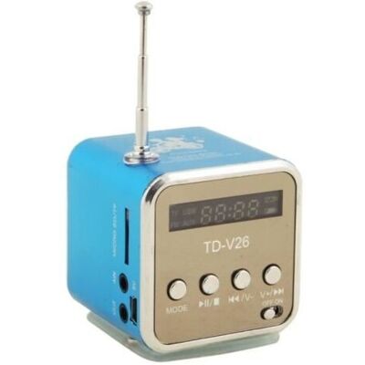 SCORPIO Tera® Mini Enceinte Portable/ Haut-parleur Numérique Avec La Fonction Fm Radio Slot De Carte Sd / Tf/ Usb Pour Smartphone, Pc, Mp... Publicité SCORPIO Tera® Mini Enceinte Portable/ Haut-parleur Numérique Avec La Fonction Fm Radio Slot De Carte Sd / Tf/ Usb Pour Smartphone, Pc, Mp... Publicité