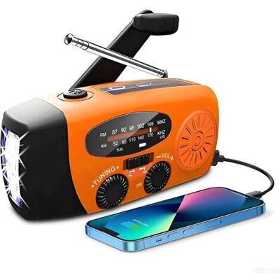 SCORPIO Radio-réveil Avec Torche Led, Radio Portable Am/fm À Énergie Solaire Avec Alimentation Rechargeable De 2000mah, Recharge D'Urgence Du Téléphone Portable. Publicité SCORPIO Radio-réveil Avec Torche Led, Radio Portable Am/fm À Énergie Solaire Avec Alimentation Rechargeable De 2000mah, Recharge D'Urgence Du Téléphone Portable. Publicité