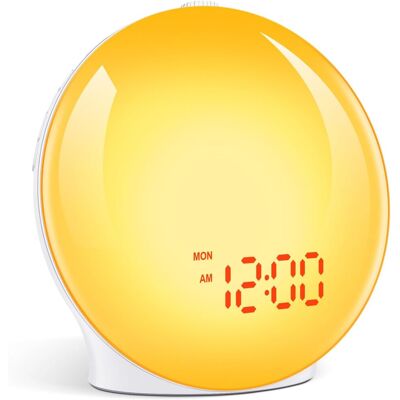OEM Lichtwekker, Daglichtwekker Met Simulatie Van Zonsopgang En Zonsondergang, Wekker Met Lichtfunctie Met Dubbele Alarmen, 7 Natuurlijke Geluiden En Fm-radio, Lichtwekker Met Snoozefunctie [energieklasse - Publicité OEM Lichtwekker, Daglichtwekker Met Simulatie Van Zonsopgang En Zonsondergang, Wekker Met Lichtfunctie Met Dubbele Alarmen, 7 Natuurlijke Geluiden En Fm-radio, Lichtwekker Met Snoozefunctie [energieklasse - Publicité