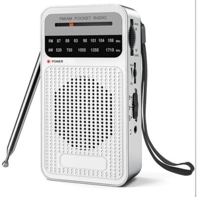 SCORPIO Radio Am/fm Portable, Radio À Transistors Avec Haut-parleur Puissant, Prise Casque, Fonctionne Avec 2 Piles Aa Pour Une Portée Étendue, Radio De Poche Pour Une Utilisation Intérieure, Extérieure Et En - Publicité SCORPIO Radio Am/fm Portable, Radio À Transistors Avec Haut-parleur Puissant, Prise Casque, Fonctionne Avec 2 Piles Aa Pour Une Portée Étendue, Radio De Poche Pour Une Utilisation Intérieure, Extérieure Et En - Publicité