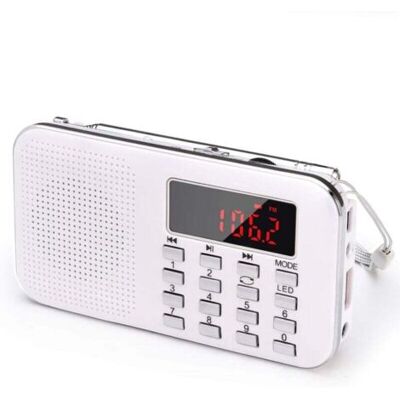 SCORPIO Radio Portable, Radio Fm Am, Alimentée Par Batterie Et Secteur, Mp3, Haut-parleur, Compatible Carte Tf/usb, Lampe De Poche, Applicable (blanc) - Publicité SCORPIO Radio Portable, Radio Fm Am, Alimentée Par Batterie Et Secteur, Mp3, Haut-parleur, Compatible Carte Tf/usb, Lampe De Poche, Applicable (blanc) - Publicité