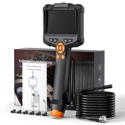 OEM Caméra Endoscopique À Double Objectif, 1080p Hd Caméra D'Inspection Avec Écran Ips 4,3 Pouces, Camera Canalisation Avec 8 Lumières Led, Endoscope Camera, Ip67 Étanche, Câble Semi-rigide De 5m - Publicité OEM Caméra Endoscopique À Double Objectif, 1080p Hd Caméra D'Inspection Avec Écran Ips 4,3 Pouces, Camera Canalisation Avec 8 Lumières Led, Endoscope Camera, Ip67 Étanche, Câble Semi-rigide De 5m - Publicité