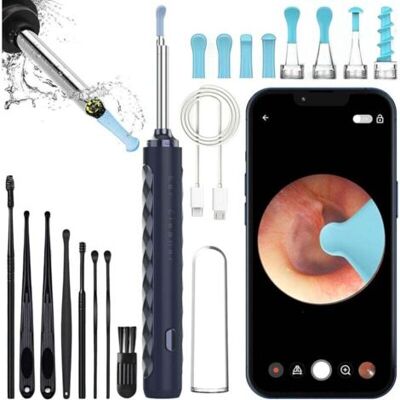 OEM Caméra D'Inspection - Nettoyeur D'Oreilles Avec Caméra 1080 Hd Wi-fi - Otoscope Avec Éclairage Et Kit D'Accessoires - Publicité OEM Caméra D'Inspection - Nettoyeur D'Oreilles Avec Caméra 1080 Hd Wi-fi - Otoscope Avec Éclairage Et Kit D'Accessoires - Publicité