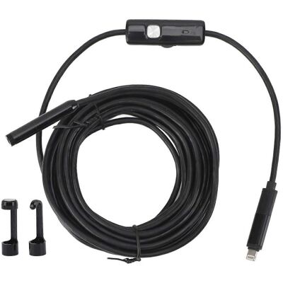 MIXHOME Caméra D'Inspection Étanche Ip67 De 5 M (16,4 Pi) Avec 2 Caméras Endoscopiques Usb Type C De 2 Mp Et 8 Led Pour Ios - Publicité MIXHOME Caméra D'Inspection Étanche Ip67 De 5 M (16,4 Pi) Avec 2 Caméras Endoscopiques Usb Type C De 2 Mp Et 8 Led Pour Ios - Publicité