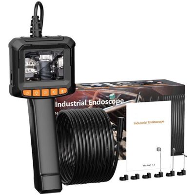 OEM Caméra Endoscopique, 1080p Hd Endoscope Avec Zoom 2x, Ip67 Camera Inspection Canalisation À Étanche Ips De 2,4 Pouces, Câble Semi-rigide De 5m, 8 Led Réglables, Gadgets Pour Hommes-crezuo - Publicité OEM Caméra Endoscopique, 1080p Hd Endoscope Avec Zoom 2x, Ip67 Camera Inspection Canalisation À Étanche Ips De 2,4 Pouces, Câble Semi-rigide De 5m, 8 Led Réglables, Gadgets Pour Hommes-crezuo - Publicité