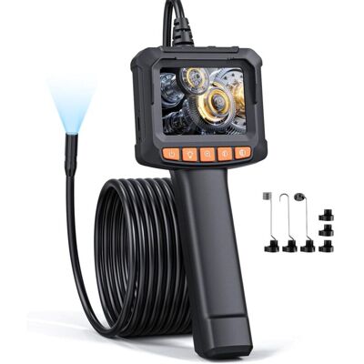 OEM Caméra Endoscopique, 1080p Hd Endoscope Avec Zoom 2x, Ip67 Camera Inspection Canalisation À Étanche Ips De 2,4 Pouces, Câble Semi-rigide De 5m, 8 Led Réglables, Gadgets Pour Hommes-dou - Publicité OEM Caméra Endoscopique, 1080p Hd Endoscope Avec Zoom 2x, Ip67 Camera Inspection Canalisation À Étanche Ips De 2,4 Pouces, Câble Semi-rigide De 5m, 8 Led Réglables, Gadgets Pour Hommes-dou - Publicité